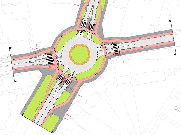 First ‘Dutch style’ roundabout in UK
