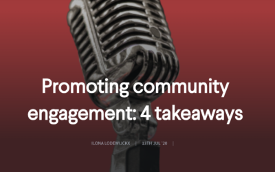 Promoting community engagement